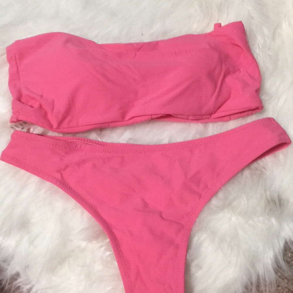 Pink bikini